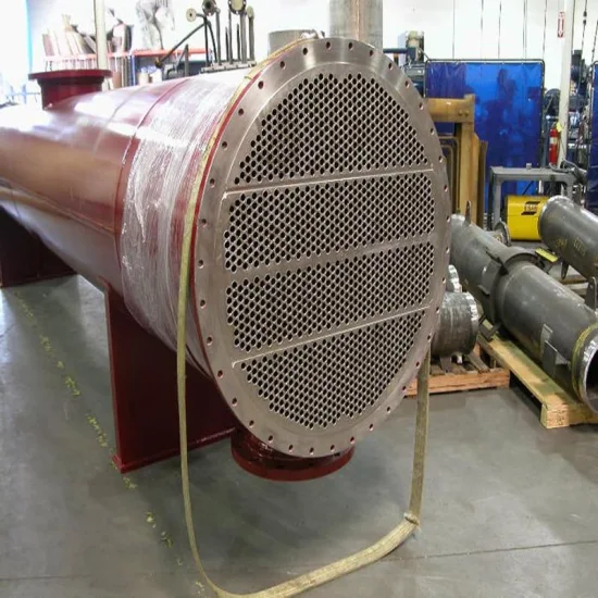 Scambiatore di calore con tubo a U chimico in acciaio al carbonio, acciaio inossidabile (SS304L, 316, 2205), titanio, nichel, condensa ad alta pressione