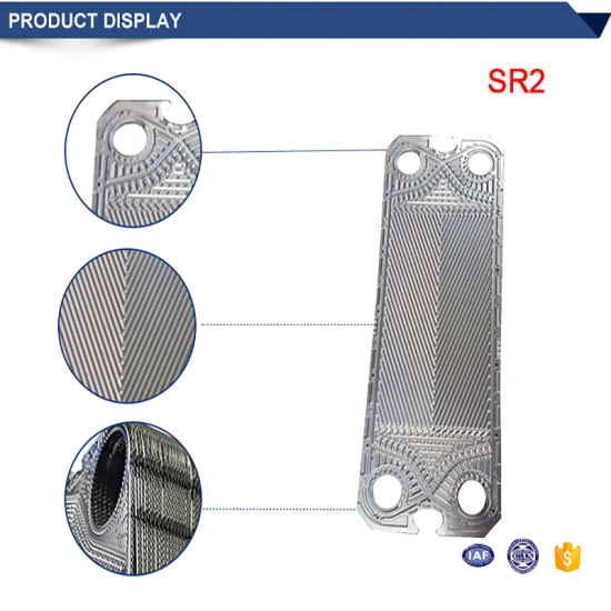 Scambiatore di calore a piastre Tranter per sostituzione GCP026 NBR EPDM Viton e guarnizione Viton G